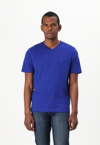 Tommy Hilfiger ESSENTIAL V NECK - Basic T-shirt - wedge blue