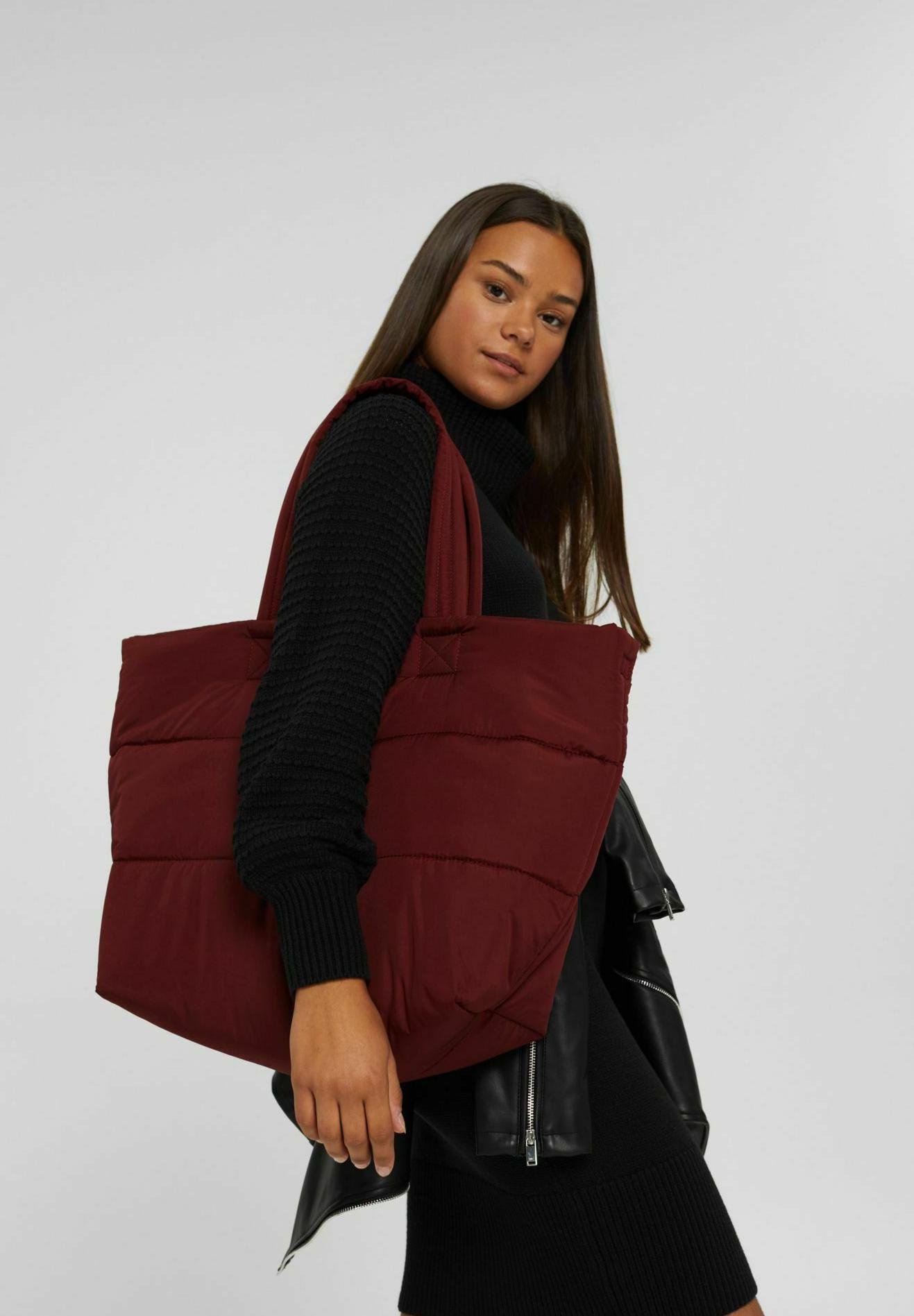 Esprit Borsa a mano - bordeaux red/bordeaux - Zalando.it
