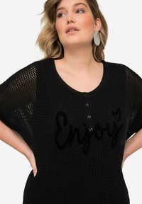 MIAMODA T-shirt con stampa - black