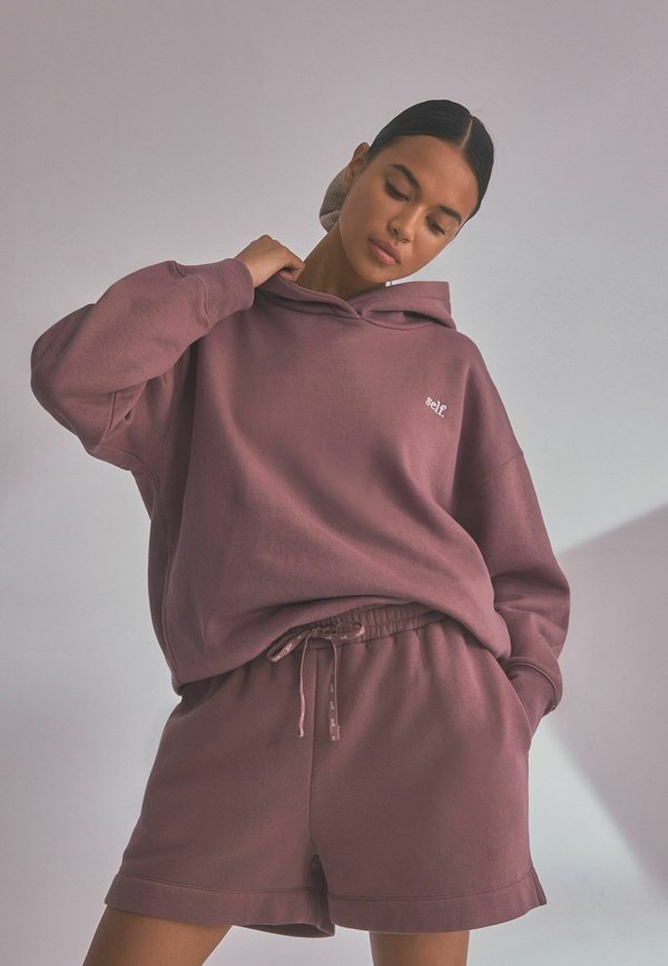 Kapuzenpullover - mauve purple