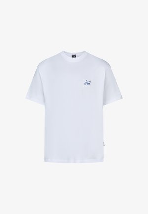 Iriedaily, IRIEDAILY T-SHIRT BONACYCLE - T-Shirt print - white