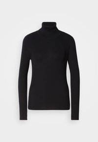 LONGSLEEVE TURTLE NECK - Pulover - black