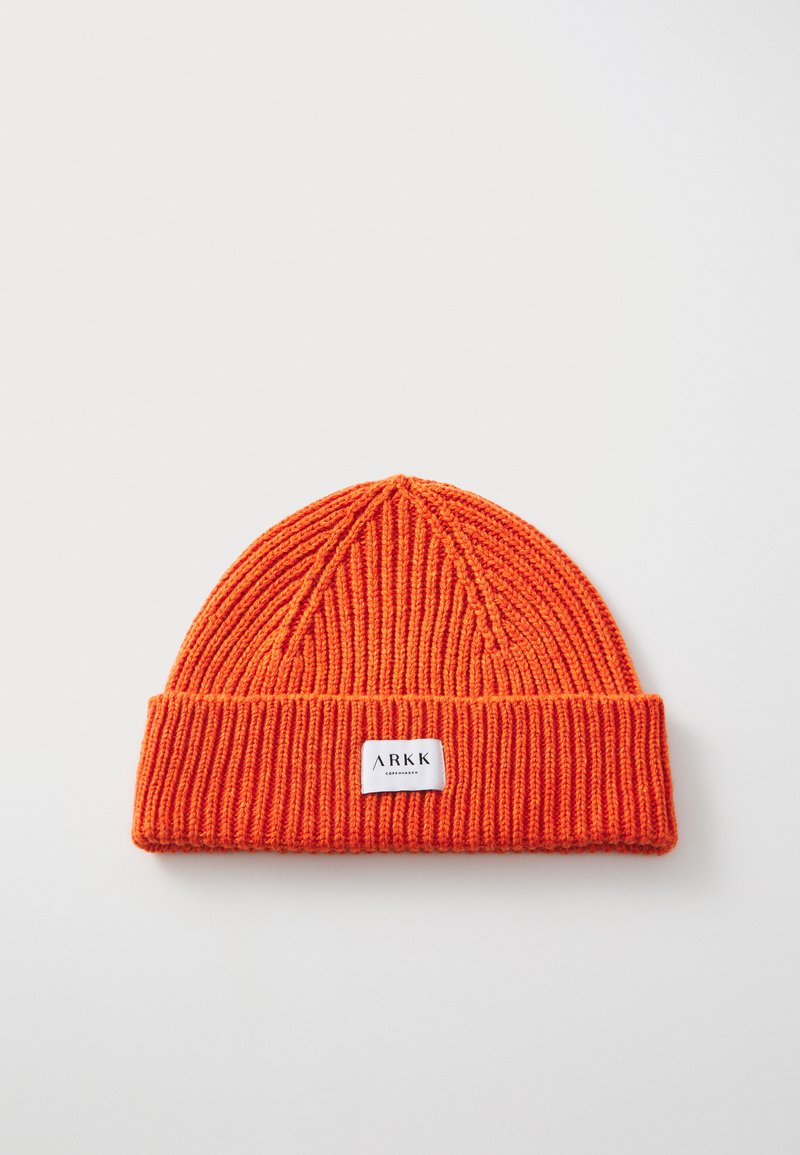 ARKK Copenhagen CLASSIC BEANIE UNISEX - Lue - radiant orange