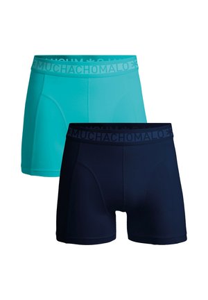 2-PACK SOLID - Úzke boxerky - blue blue