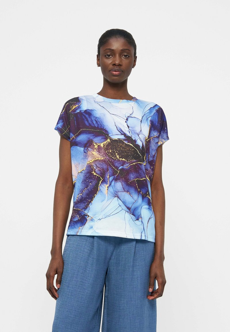Anna Field T-shirts print - white/blue