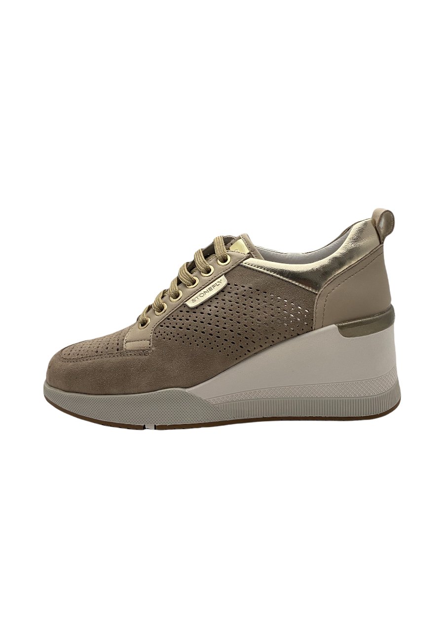 Stonefly ELLA - Sneakers basse - taupe brown/grigio talpa - Zalando.it