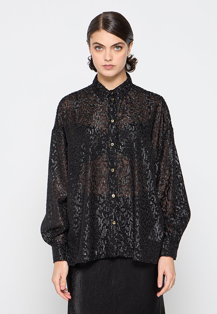 Versace Jeans Couture Overhemdblouse zwart