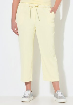7/8- ELASTIKBUND BINDEBAND - Pantalones - soft yellow