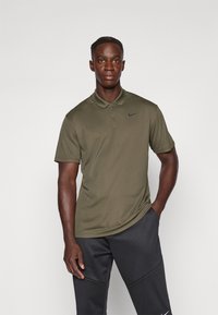 Nike Golf SOLID  - Polo - cargo khaki/black