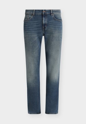 Marc O'Polo, REGULAR FIT LOW WAIST - Traperice ravnih nogavica - deep indigo vintage