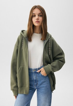 GRAPHIC - Sweatjacke - green