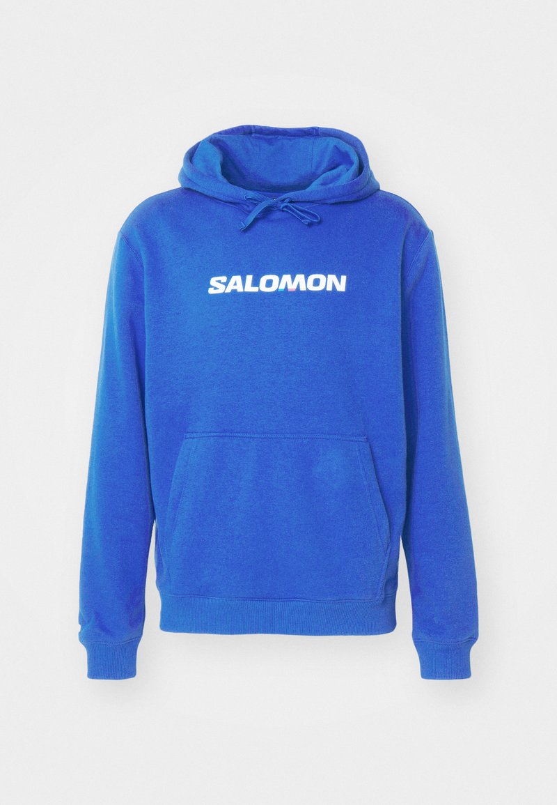Sweat à capuche bleu marine brodé