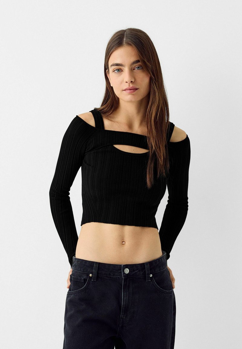 Bershka ARM WARMER Trui black/zwart Zalando.nl