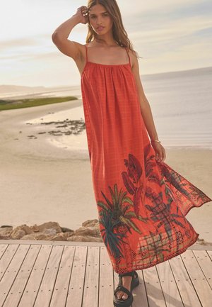 Next REGULAR FIT - Maxiklänning - coral red