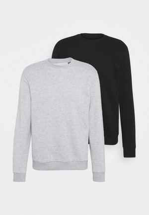 Only & Sons ONSCERES CREW NECK 2 PACK  - Sweatshirt - black