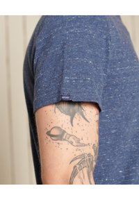 Superdry & Co VINTAGE LOGO  - T-shirts basic - deep blue heather
