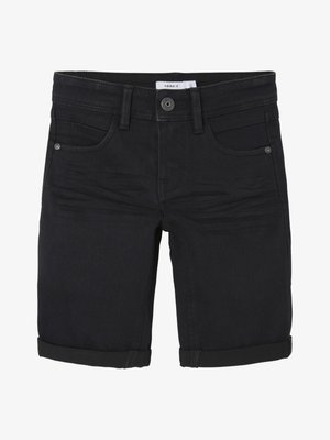 SILAS SLIM - Kratke hlače iz džinsa - black denim