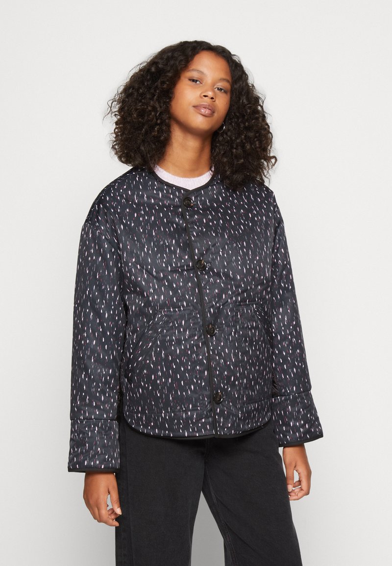 Scotch & Soda QUILTED REVERSIBLE COAT Bomber Jacket black/multi