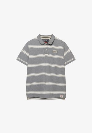 Superdry & Co, VINTAGE STRIPE - Poloshirt - griffin grey marl stripe