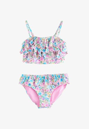 Next, FRILL SET - Bikini - pink/yellow ditsy floral