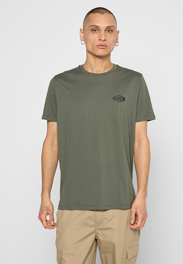 Replay T-shirt basic kaki