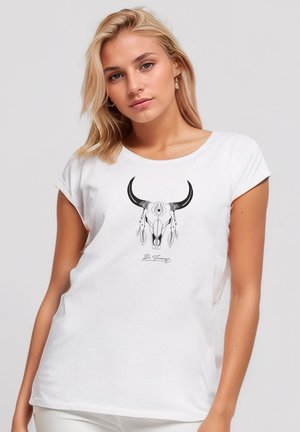 CLASSIC ROLL UP BOHOSKU - T-Shirt print - white