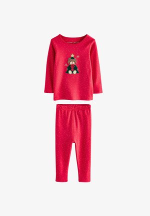 Next, REGULAR FIT - CHRISTMAS SET - Pidžaamakomplekt - red bear