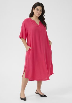 Kaffe Curve KCMILLE - Day dress - raspberry