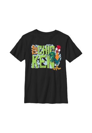Henry Tiger, MOANA 2 TOP CHICKEN - T-shirt con stampa - black