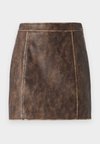 CHARLENE SKIRT - Suknja A kroja - espresso brown multicoloured