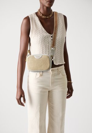 Ted Baker BARDAS WEBBING CAMERA CROSSBODY BAG - Cross body bag - ecru