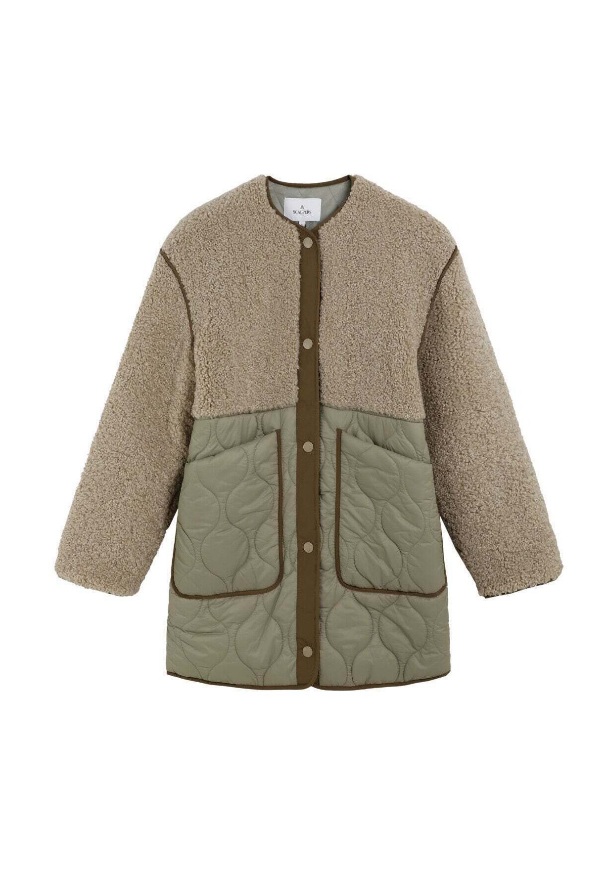 Scalpers Abrigo de invierno khaki/caqui