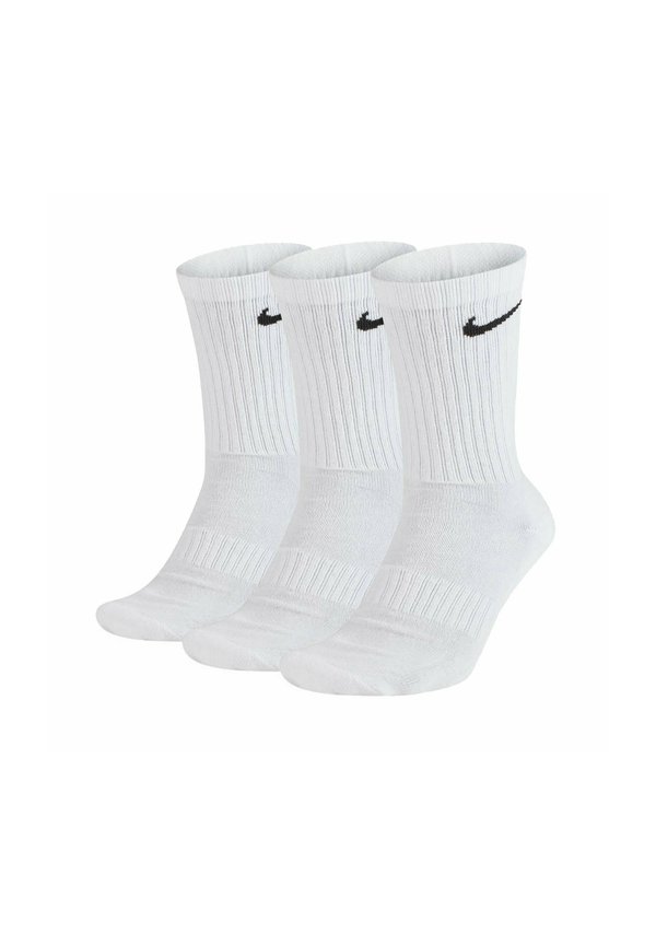 UNISEX 6ER PACK CUSHIONED CREW EINFARBIG - Socks - schwarz weiß3