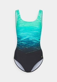 Costum de baie - black/green