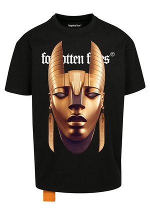 UNISEX PHARAOH HEAVY OVERSIZED TEE - T-shirts med print - black