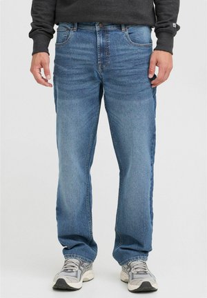 SDRYON - Straight leg jeans - middle blue denim