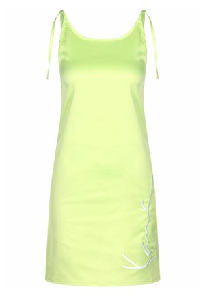 SATIN - Jurk - light green