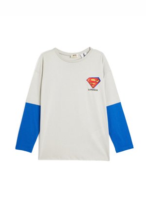 PRINTED - Long sleeved top - grey