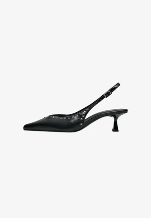 Bershka, KITTEN HEEL WITH STUDS - SHOES - Classic heels - black