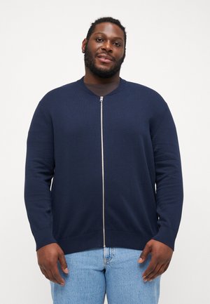 JJCALVIN CARDIGAN - Bomberjacke - sky captain