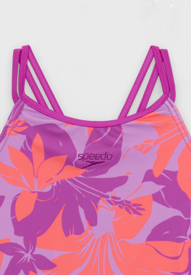 Speedo Costume Da Bagno Intero Per Ragazza – Modello Twinstrap Con Doppia Spallina – Stampa Floreale