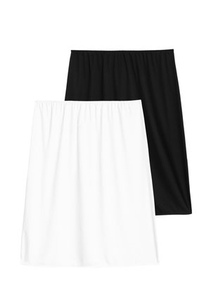 2 PACK ASSORTED WAIST SLIPS - Intimo modellante - black