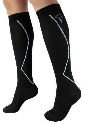 KOMPRESSION LAUF - Sportsocken - schwarz