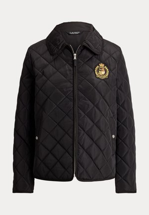 Lauren Ralph Lauren, CREST PATCH DIAMOND QUILTED JACKET - Könnyű dzseki - black