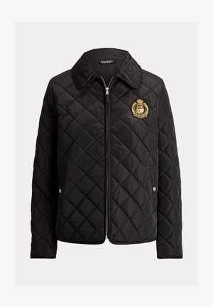 Lauren Ralph Lauren, CREST PATCH DIAMOND QUILTED JACKET - Könnyű dzseki - black