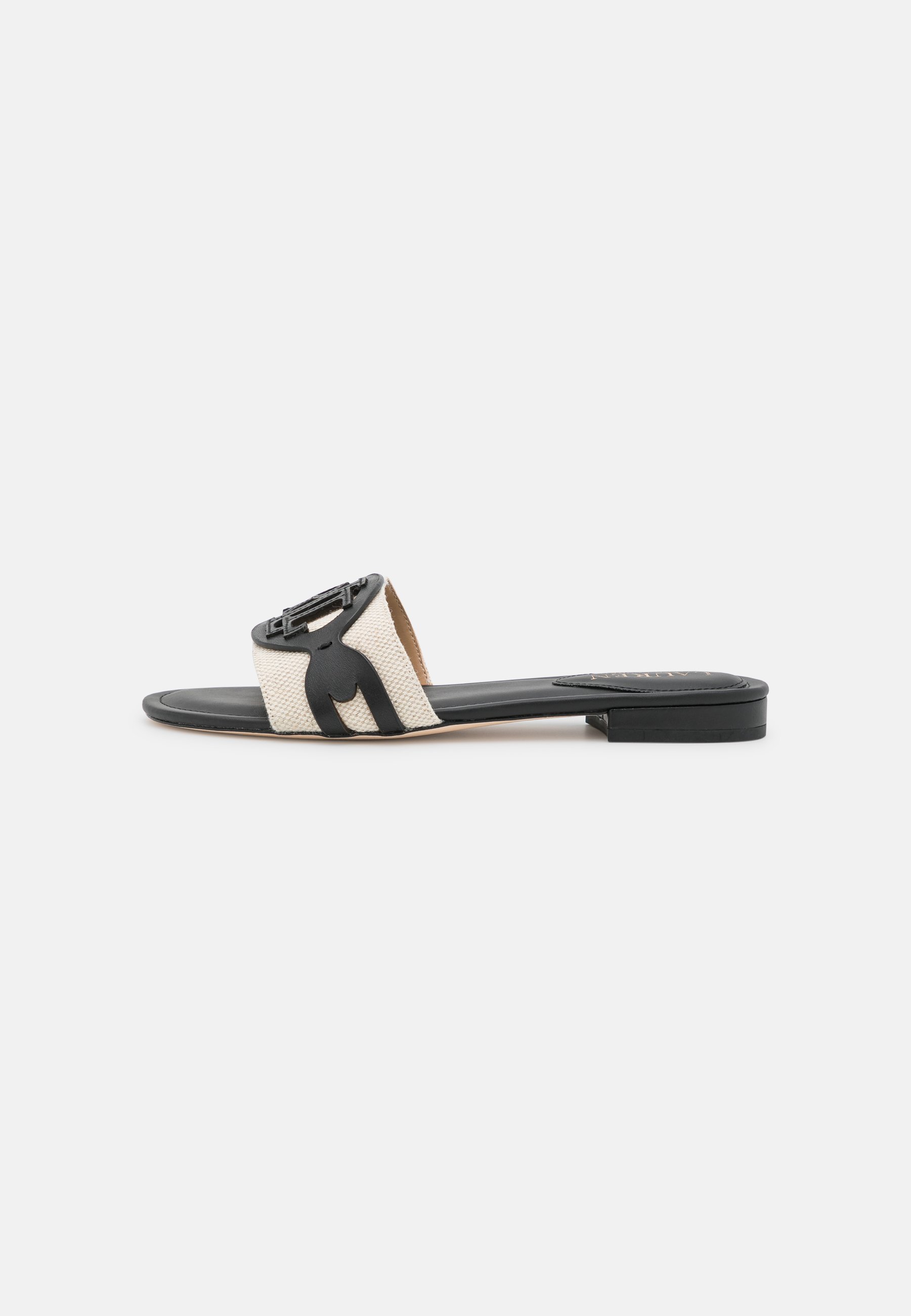 Lauren Ralph Lauren ALEGRA - Muiltjes - natural/black/zwart - Zalando.nl