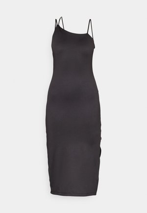 MULTI STRAP BODYCON MIDI - Koktélruha / Partiruha - black