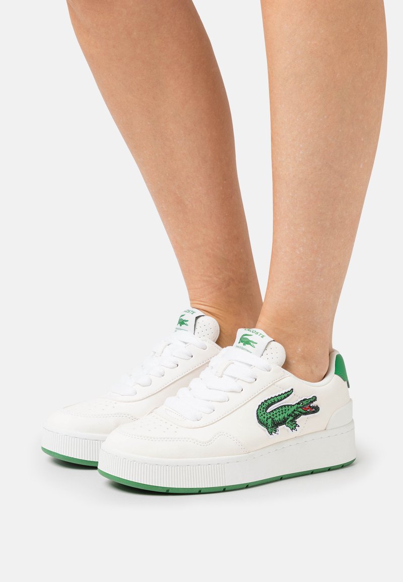 Lacoste ACE CLIP Trainers white/green/white Zalando.de