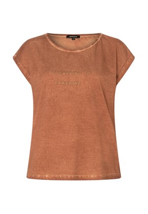 More & More KURZARM - T-Shirt print - clay brown