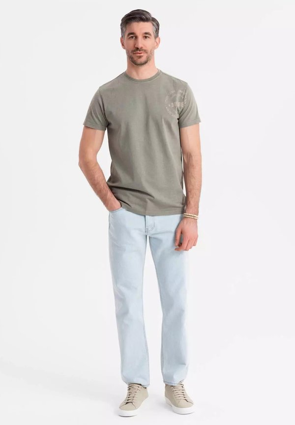 SET OF 3 - T-Shirt print - olive